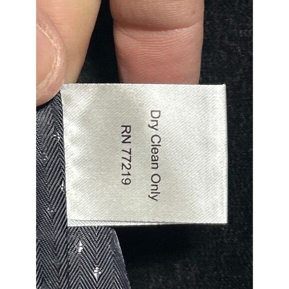 Pronto Uomo Coat 2XL TALL Charcoal Gray Plaid Wool Blend NEW Double Breasted Pea - Picture 9 of 11